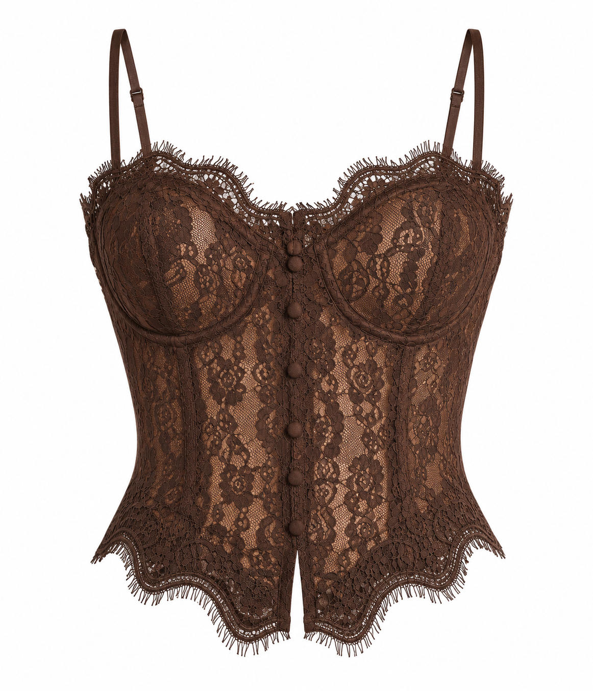 Corset Claudie brown
