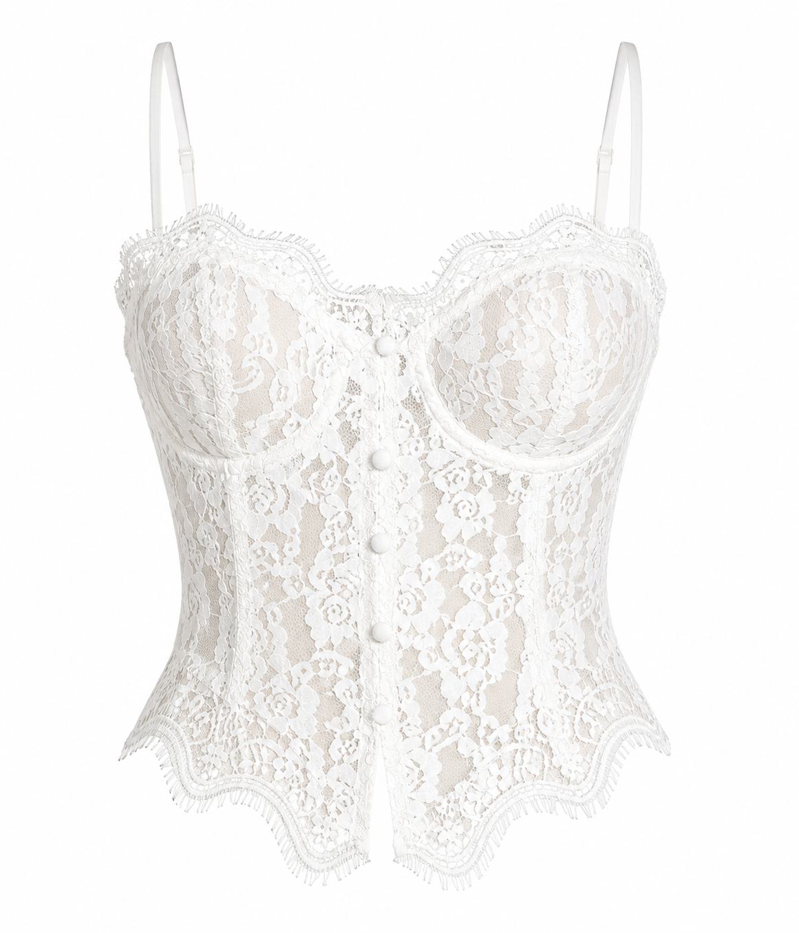 Corset Claudie white