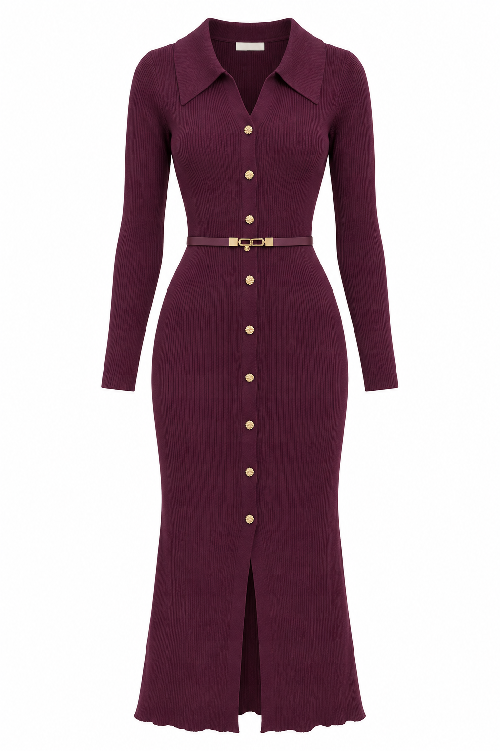 Vestido Lisa wine
