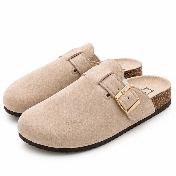 Zapato mule beige