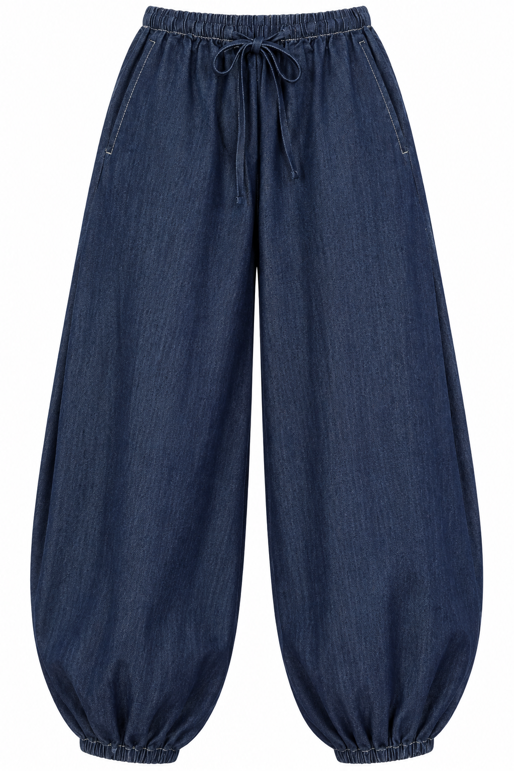 Pantalón globo denim