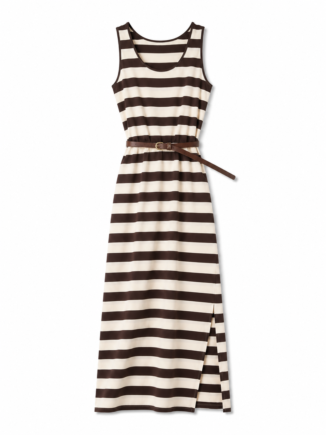 Vestido rayas cocoa