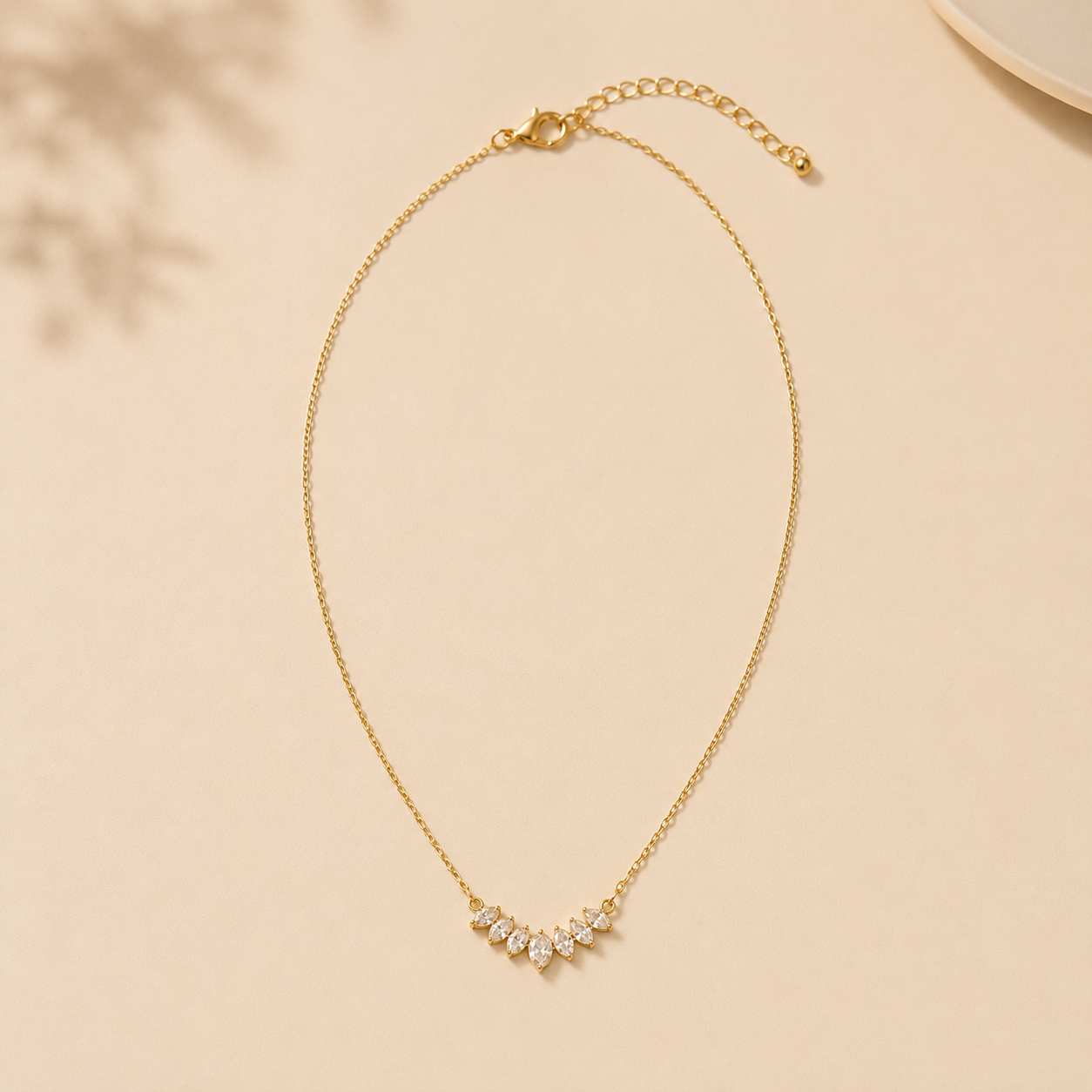 Collar strass gold