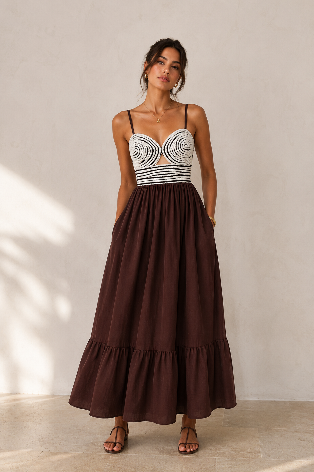 Vestido coffe