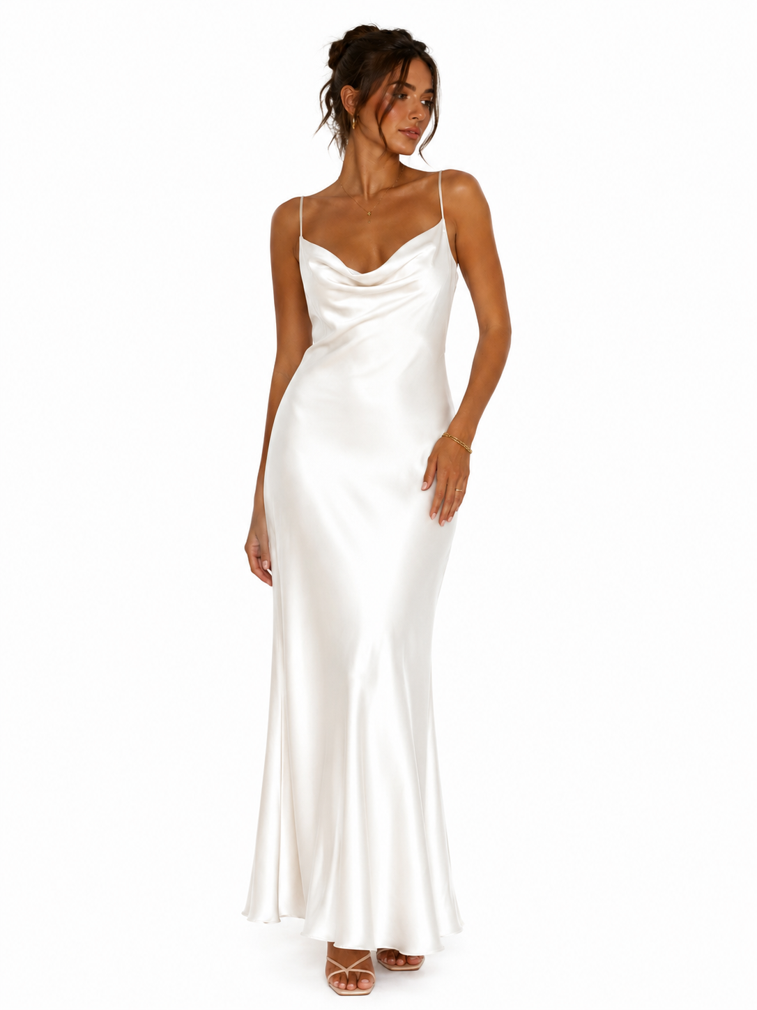 Vestido satinado + colores