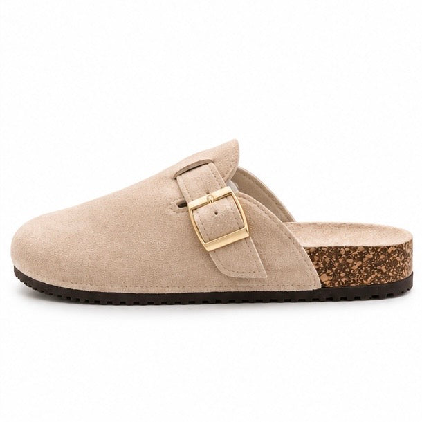 Zapato mule beige