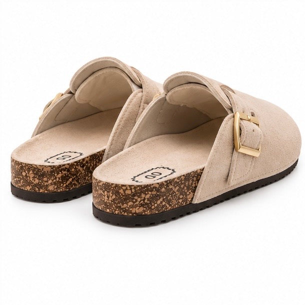 Zapato mule beige
