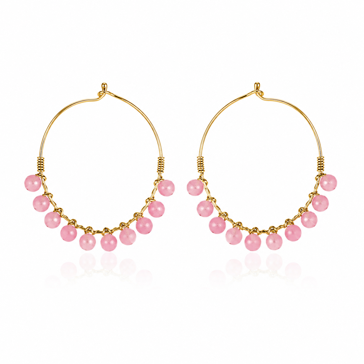 Pendientes rose gold