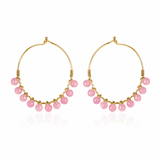 Pendientes rose gold