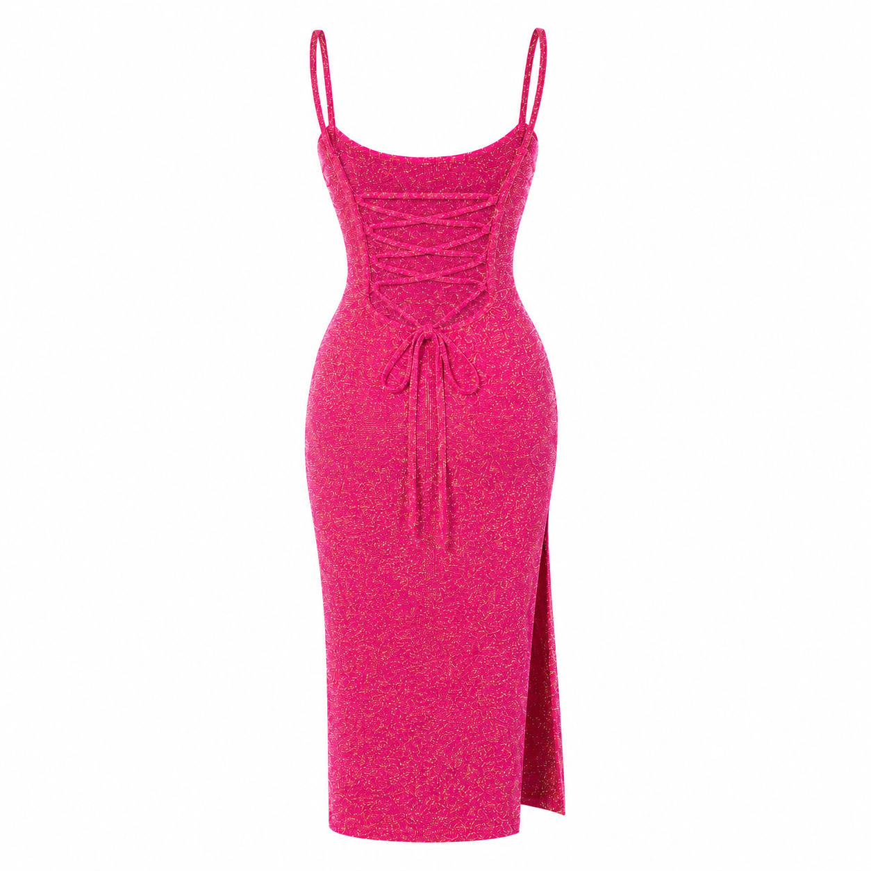 Vestido pink gold