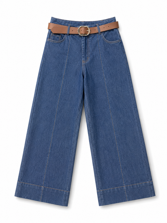 Jeans elástico oscuro