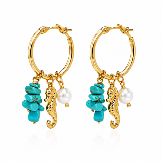 Pendientes sea gold