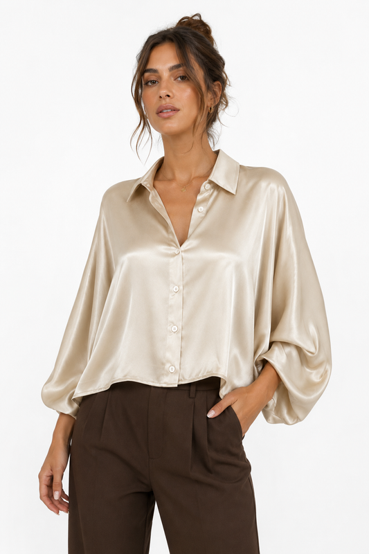 Camisa champagne