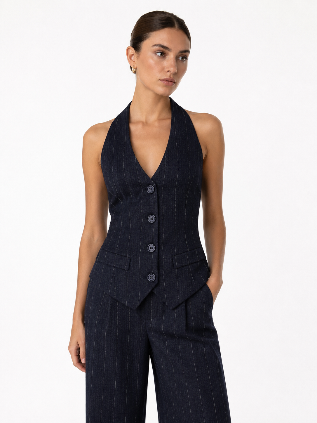 Chaleco diplomático denim