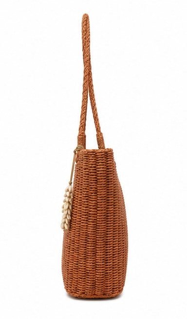 Bolso mimbre orange