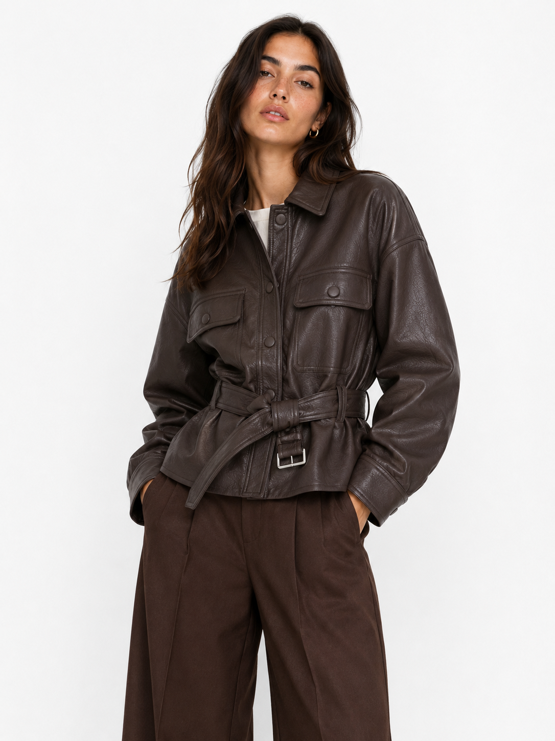 Chaqueta polipiel Paula