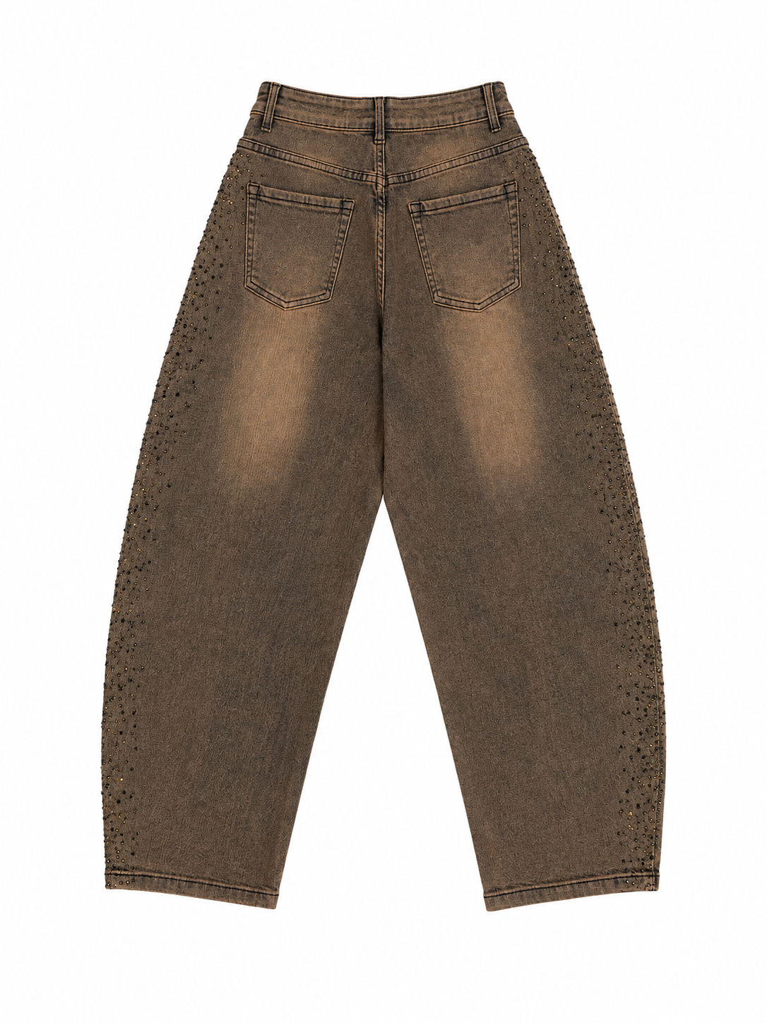 Jeans denim brown street