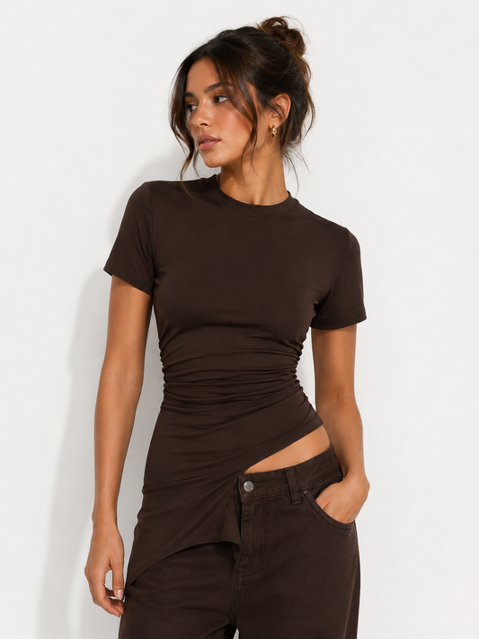 Camiseta asimetric