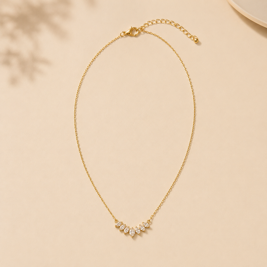 Collar strass gold