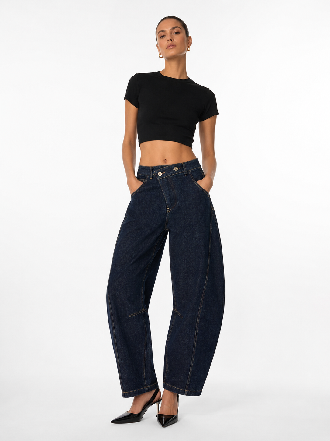 Jeans barrel denim Flex