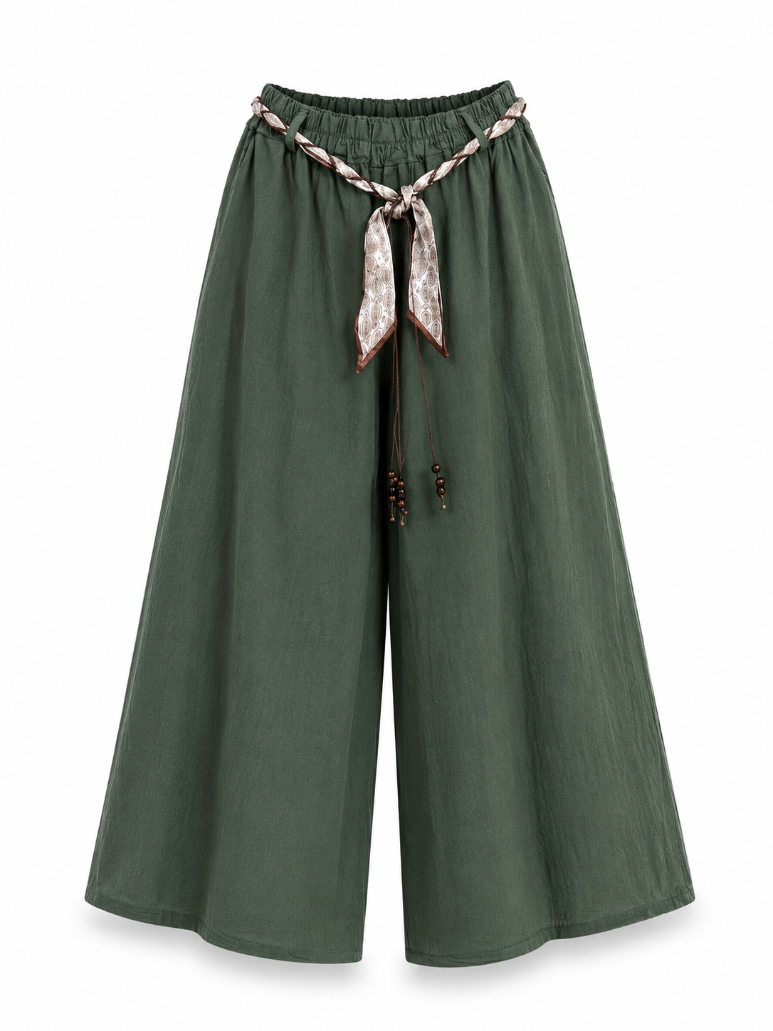 Pantalón capri olive