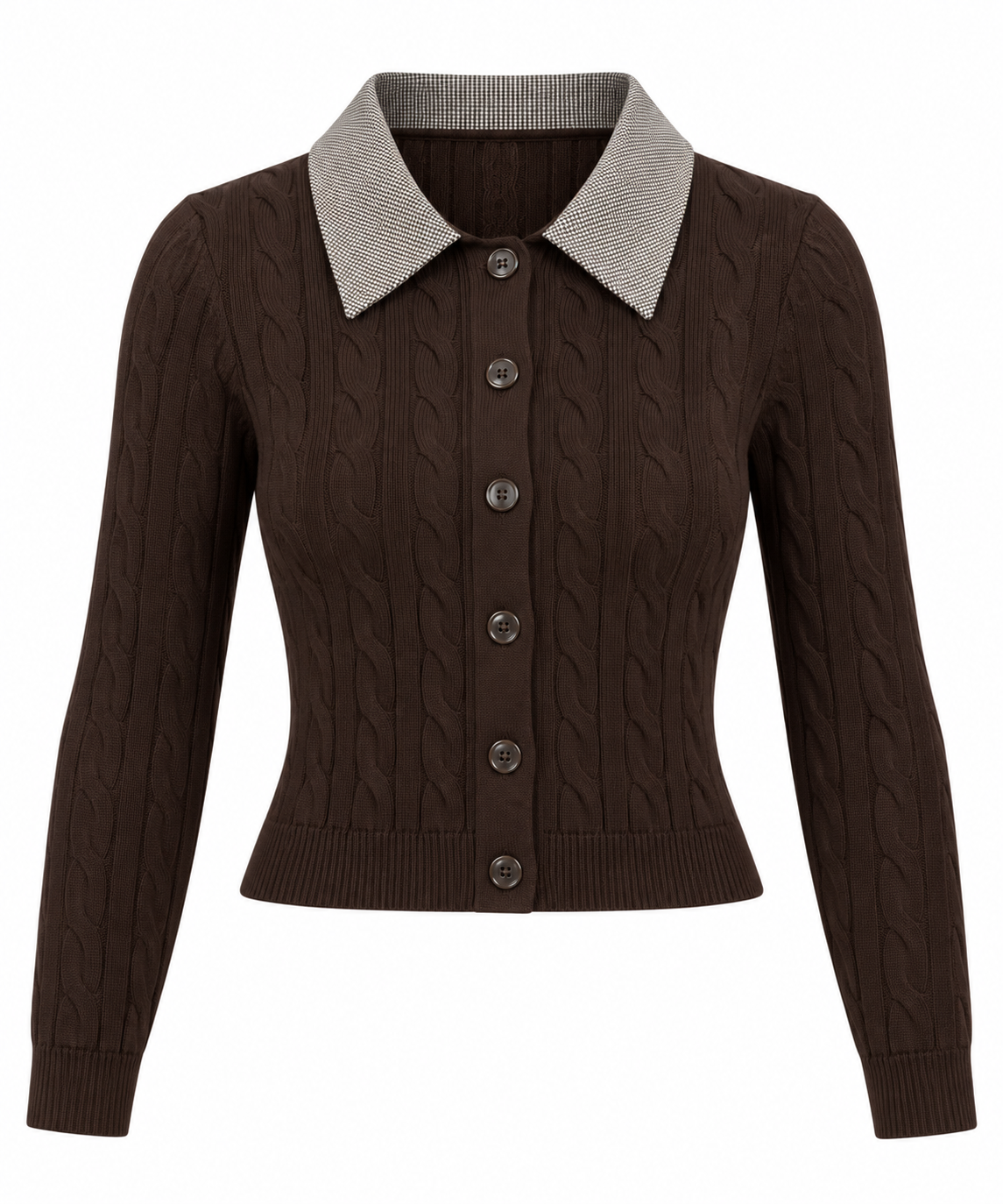 Jersey crop camisero coffe