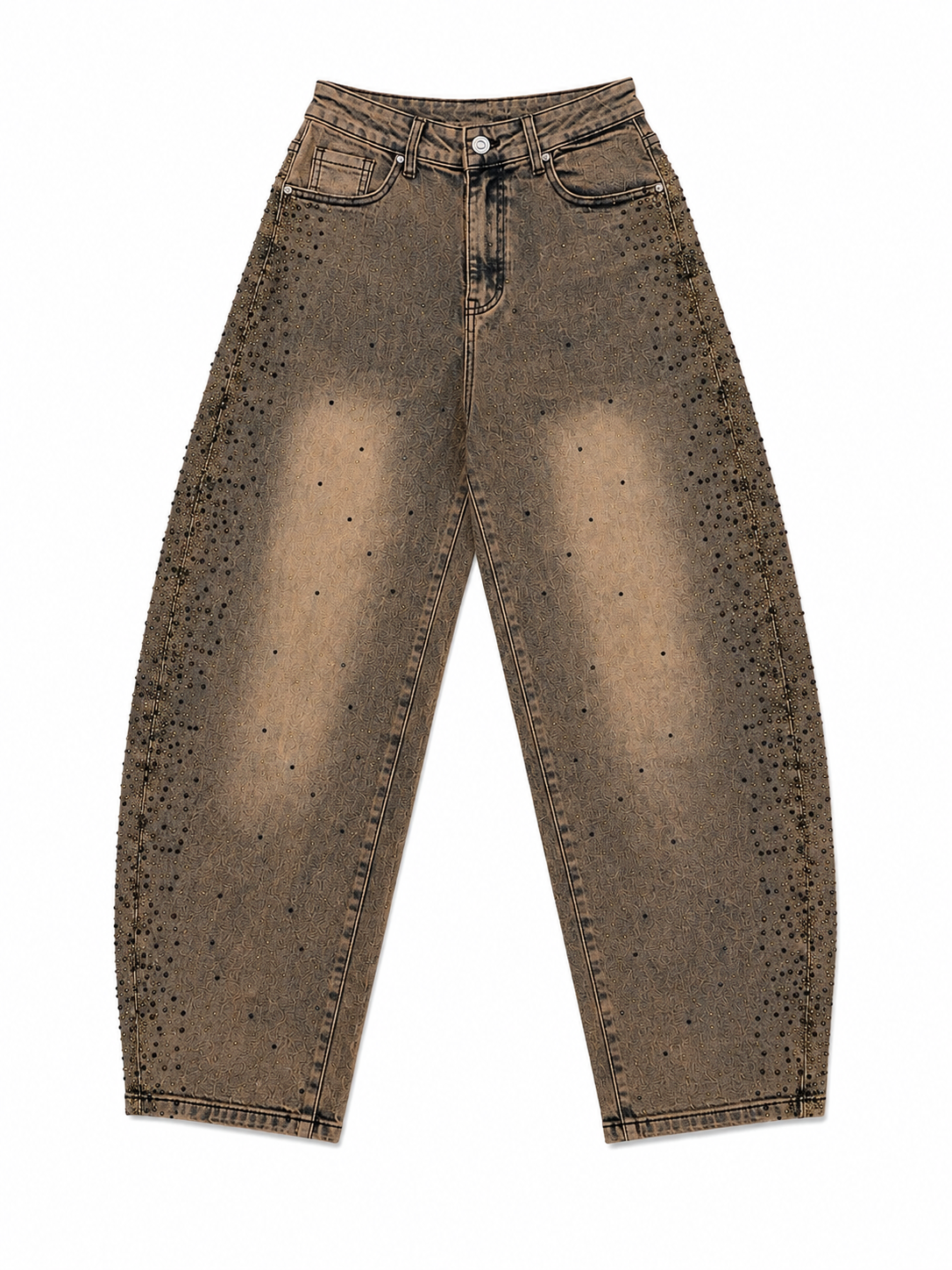 Jeans denim brown street
