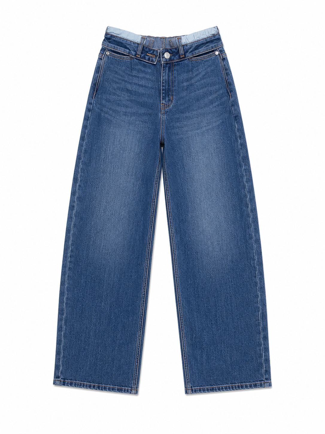 Jeans denim wide leg