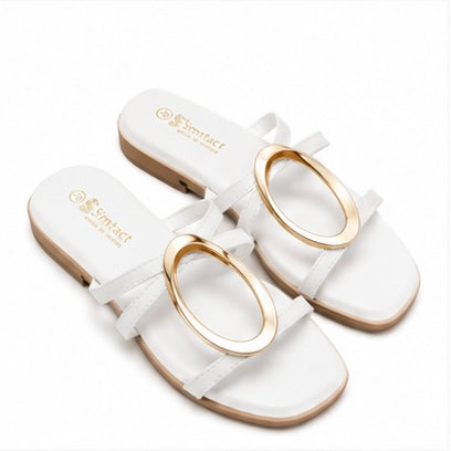 Sandalia Solea white
