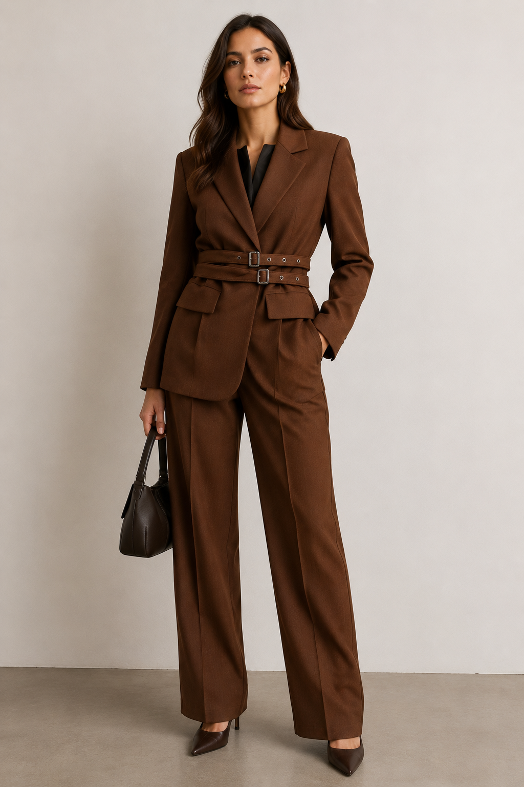 Conjunto traje hebilla