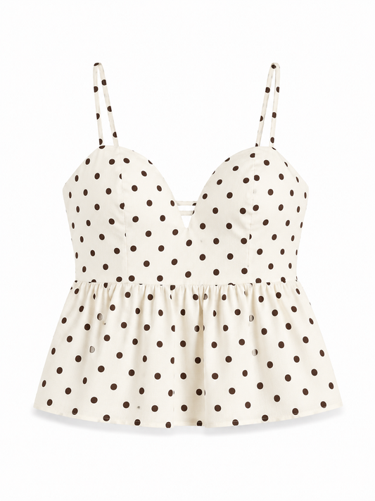 Blusa topo cream