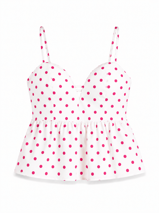 Blusa topo white/pink