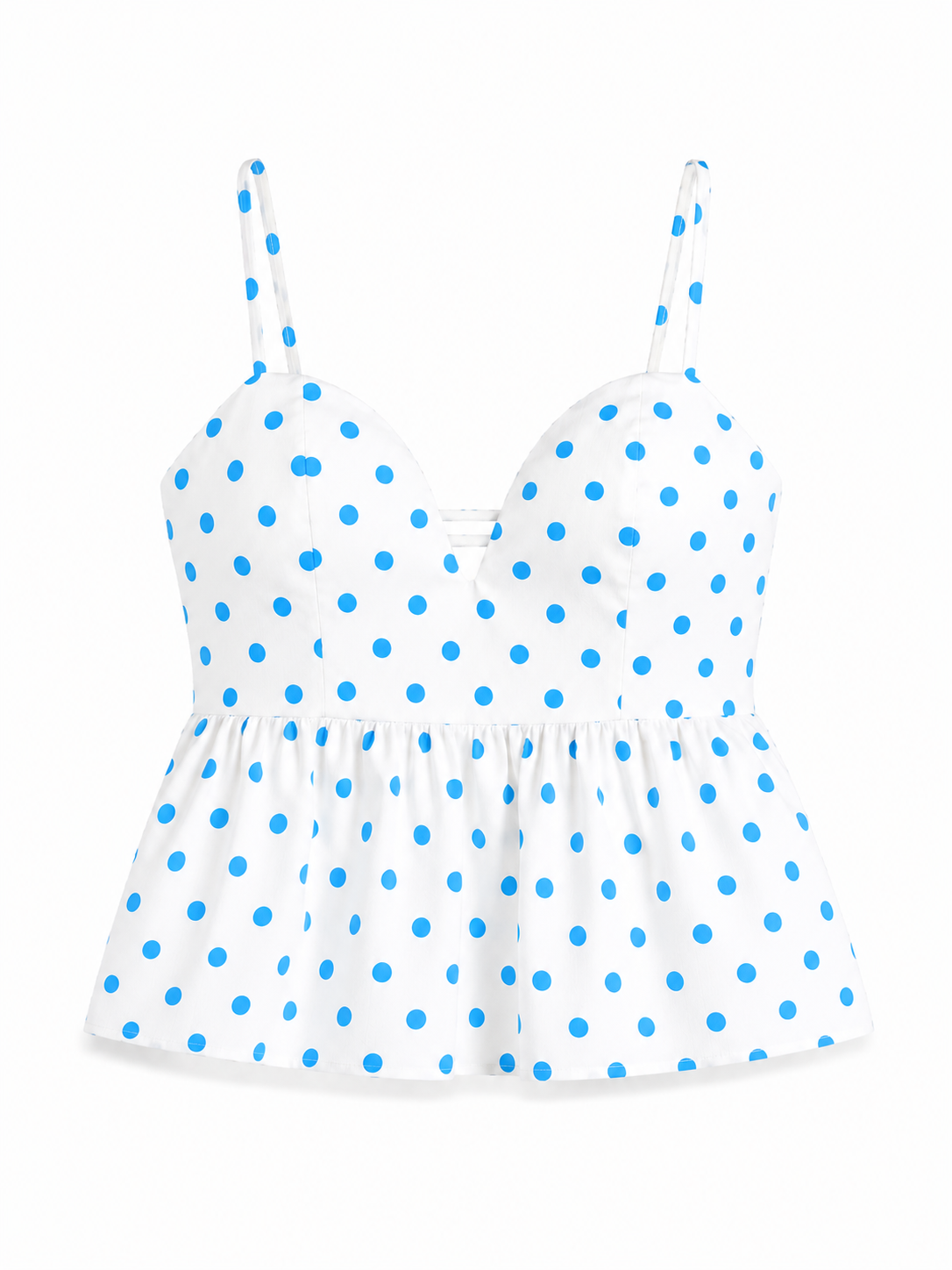 Blusa topo white/blue
