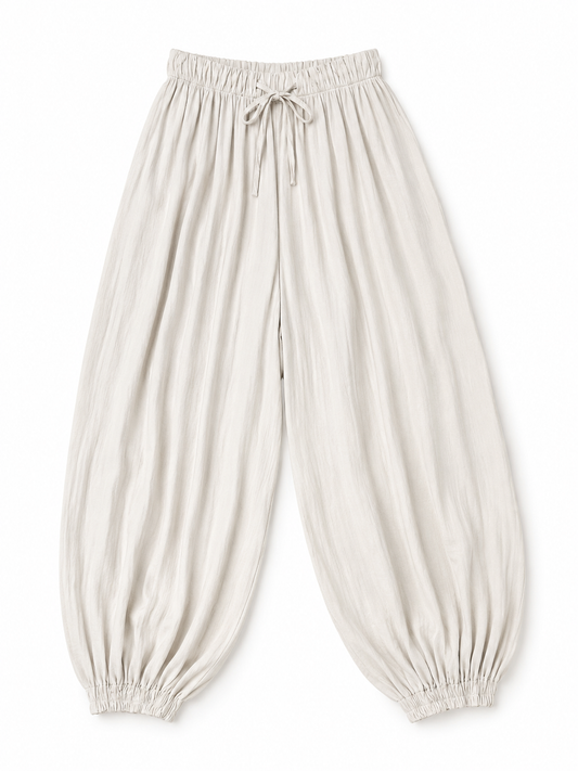 Pantalón soft cream