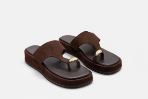 SANDALIA COCOA VELVET