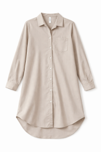 VESTIDO CAMISERO BEIGE