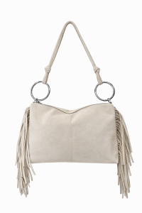 BOLSO CREMA FLECOS
