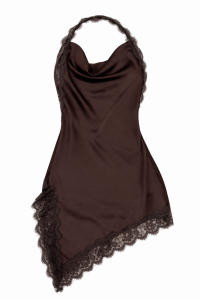 BLUSA SEDA CHOCOLATE