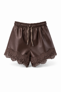 PANTALON CORTO POLIPIEL CHOCOLATE