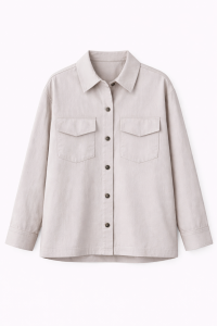 SOBRECAMISA DENIM CREMA