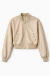 BOMBER POLIPIEL BEIGE