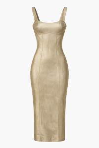 VESTIDO BANDAGE GOLD